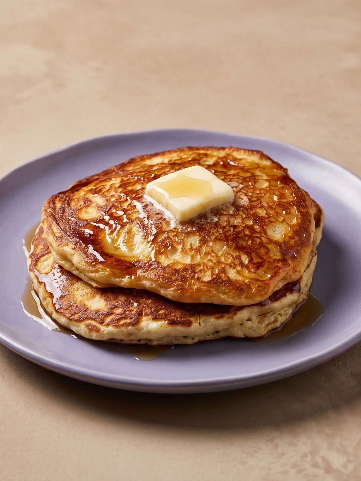 Pancakes — menu-ready photo after AI enhancement