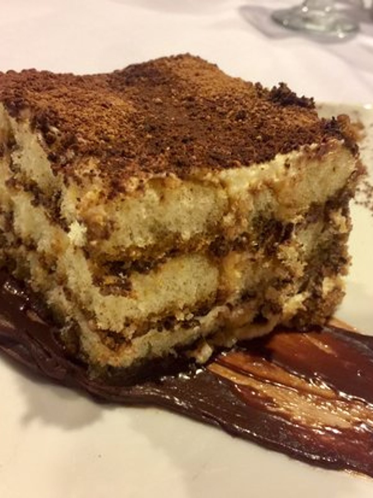 Tiramisu desertas — telefono nuotrauka prieš apdorojimą