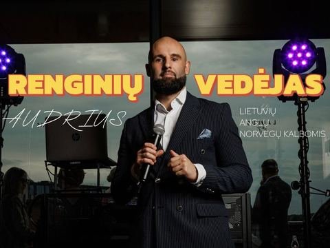 Audrius Pupininkas — vestuvių vedėjas
