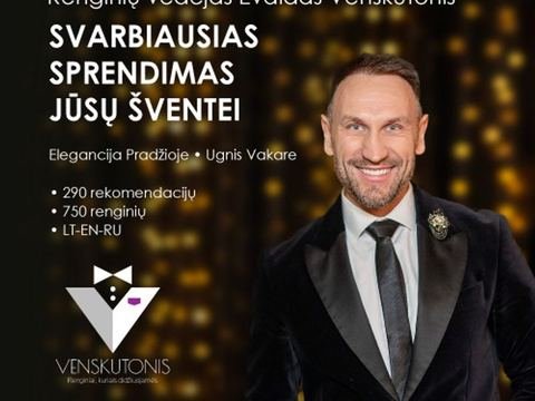Evaldas Venskutonis — vestuvių vedėjas