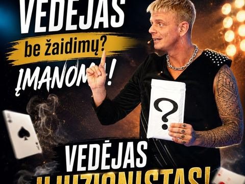 EMMAGiC — vedėjas iliuzionistas — vestuvių vedėjas